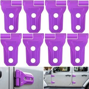 Door Hinge Cover Trim for Jeep Wrangler JL JT 2018-23 Exterior Accessories 8PCS
